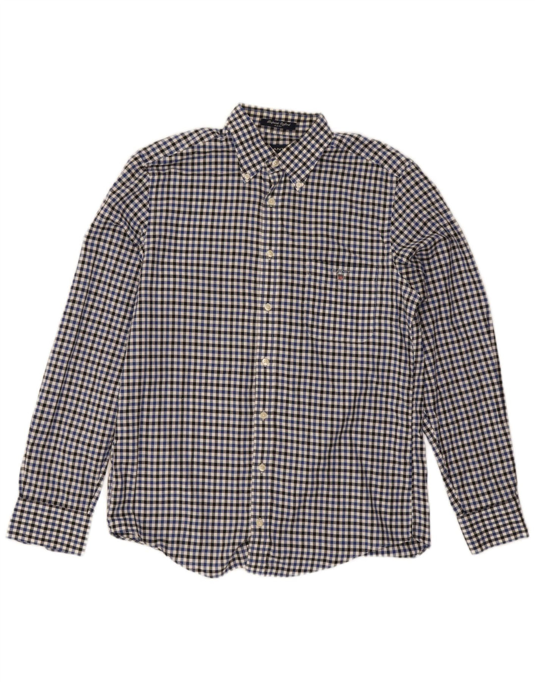 Gant Herre E-Z Fit skjorte Medium Flerfarvet Gingham Cotton