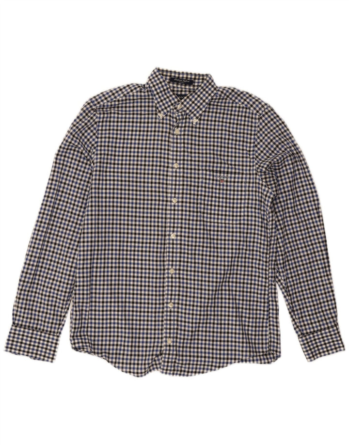 Gant Herre E-Z Fit skjorte Medium Flerfarvet Gingham Cotton