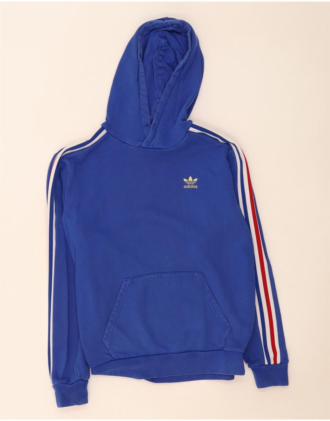 Adidas Hættetrøje til mænd, lille blå bomuld