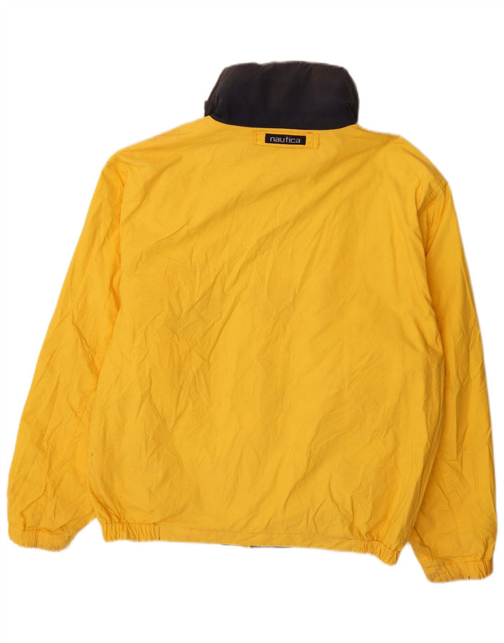 Nautica Vendbar Herrejakke UK 40 Stor flerfarvet Colourblock Bomuld