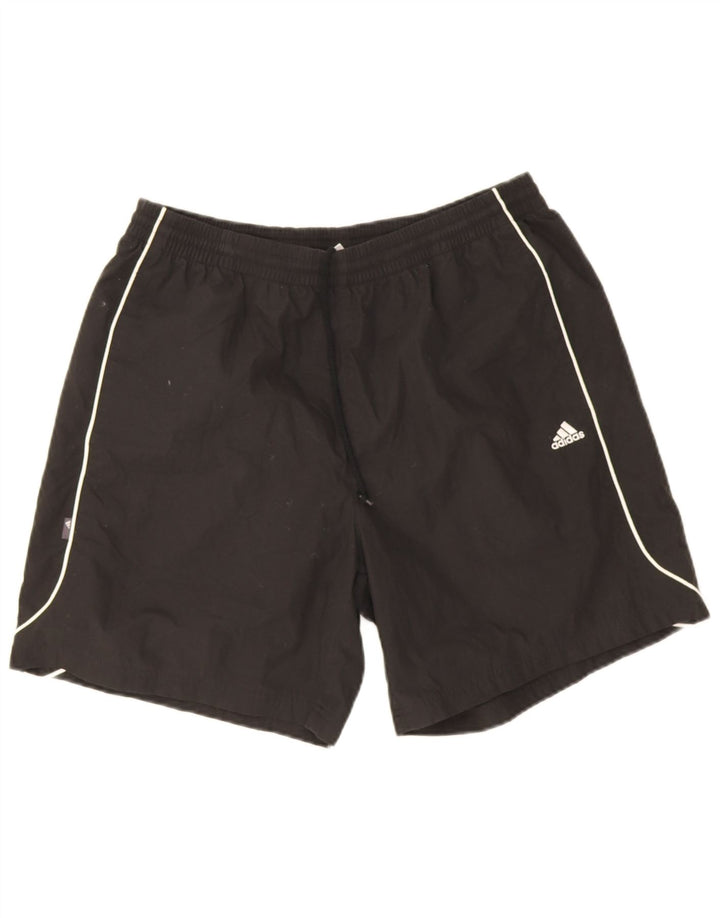 Adidas Sportsshorts til mænd, store sorte polyester