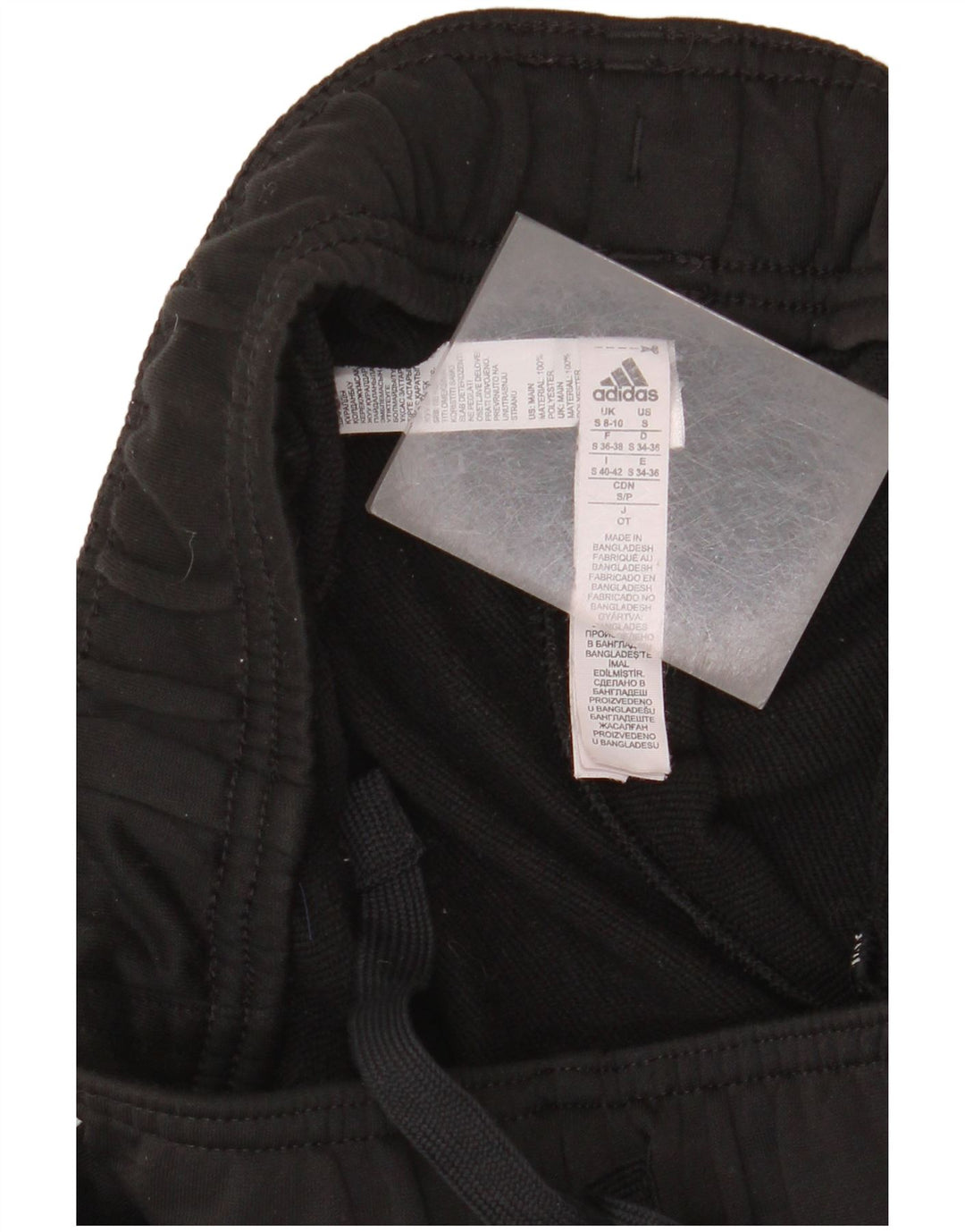 ADIDAS træningsdragt til kvinder Joggers UK 8/10 Small Black Polyester