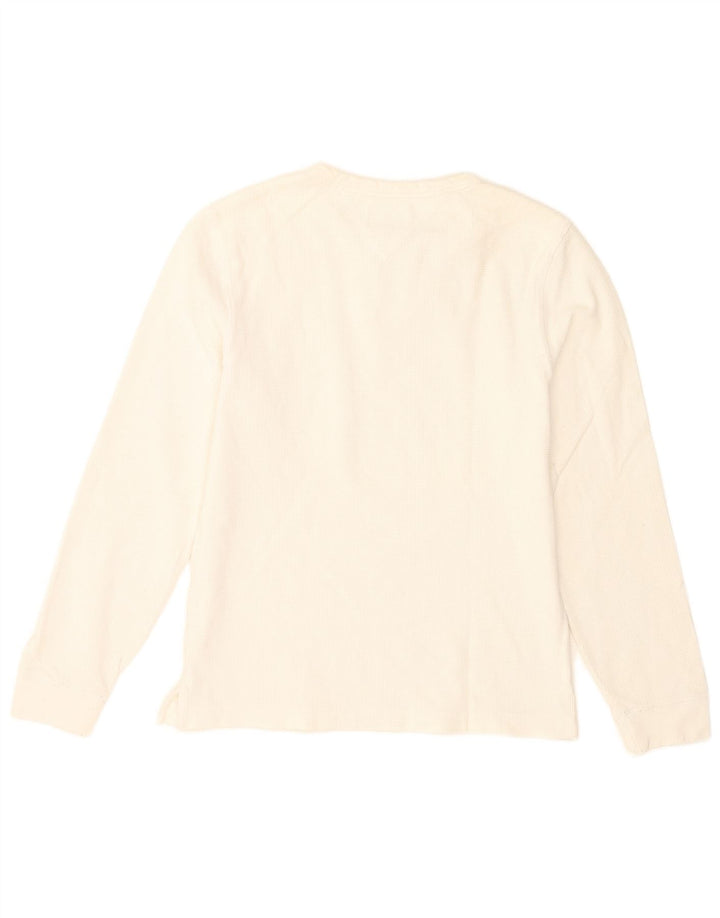 Tommy Hilfiger Herre Top Langærmet XS Hvid