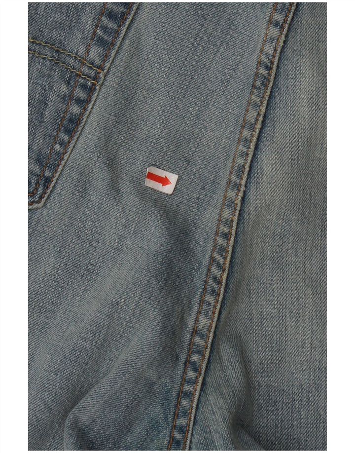 LEVI'S Dame 751 Crop Straight Jeans W38 L26 Blå Bomuld
