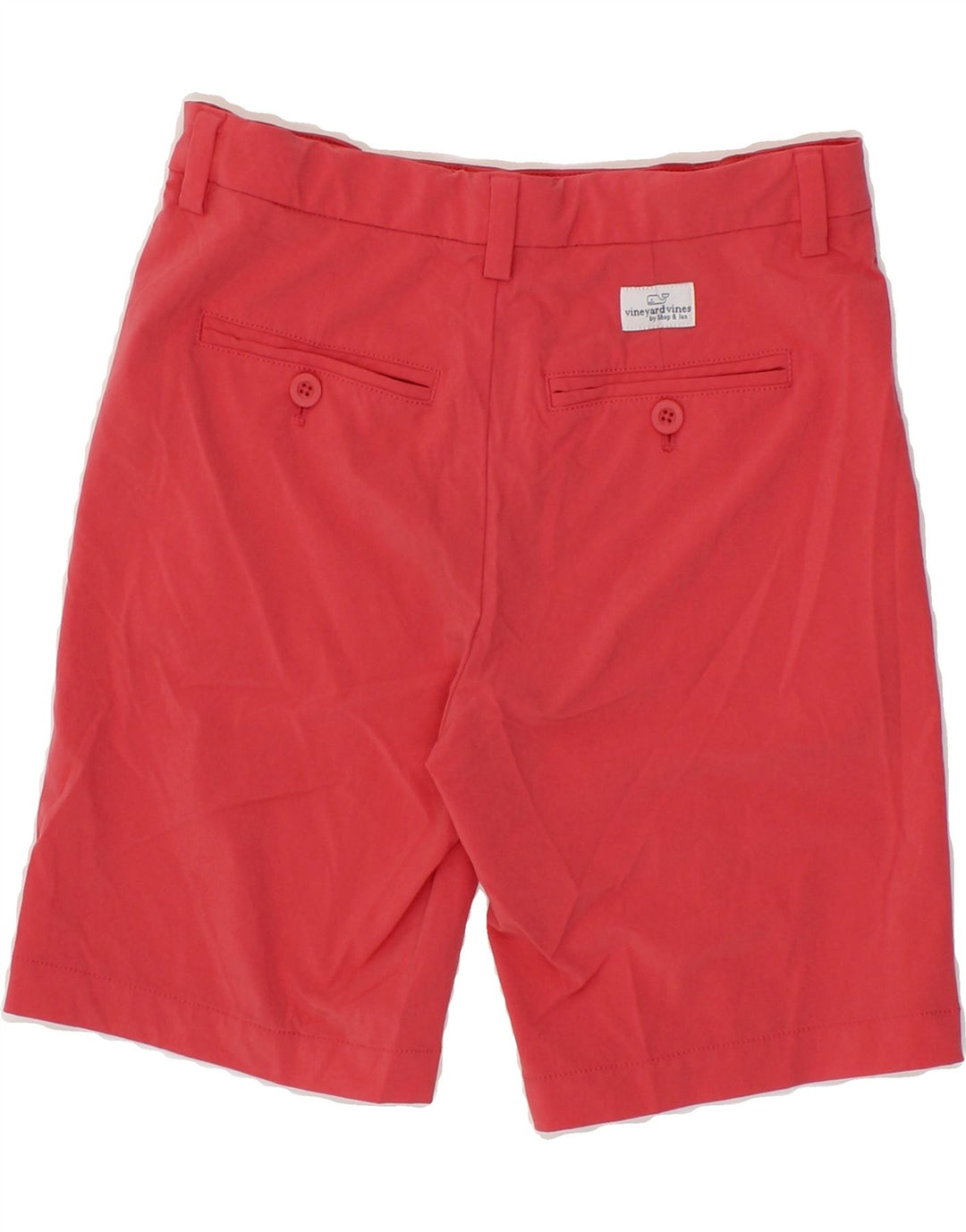 VINEYARD VINES Boys Chino Shorts 11-12 Years W28  Red Polyester Vintage Vineyard Vines and Second-Hand Vineyard Vines from Messina Hembry 