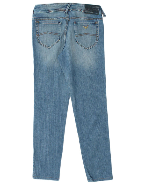 Armani Dame Skinny Jeans W27 L27 Blå Bomuld