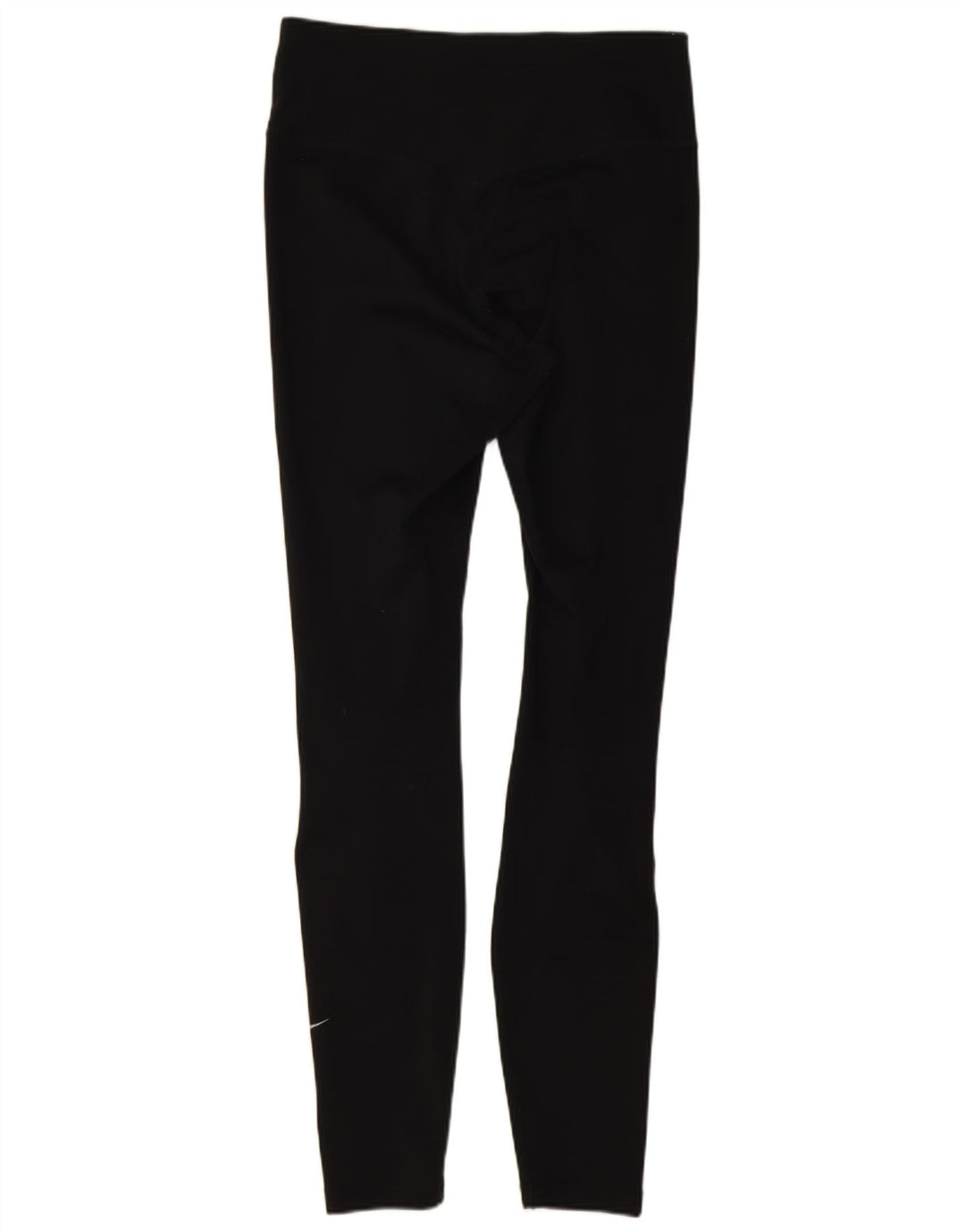 Nike Dame Dri Fit Leggings UK 8 Small Black Polyester