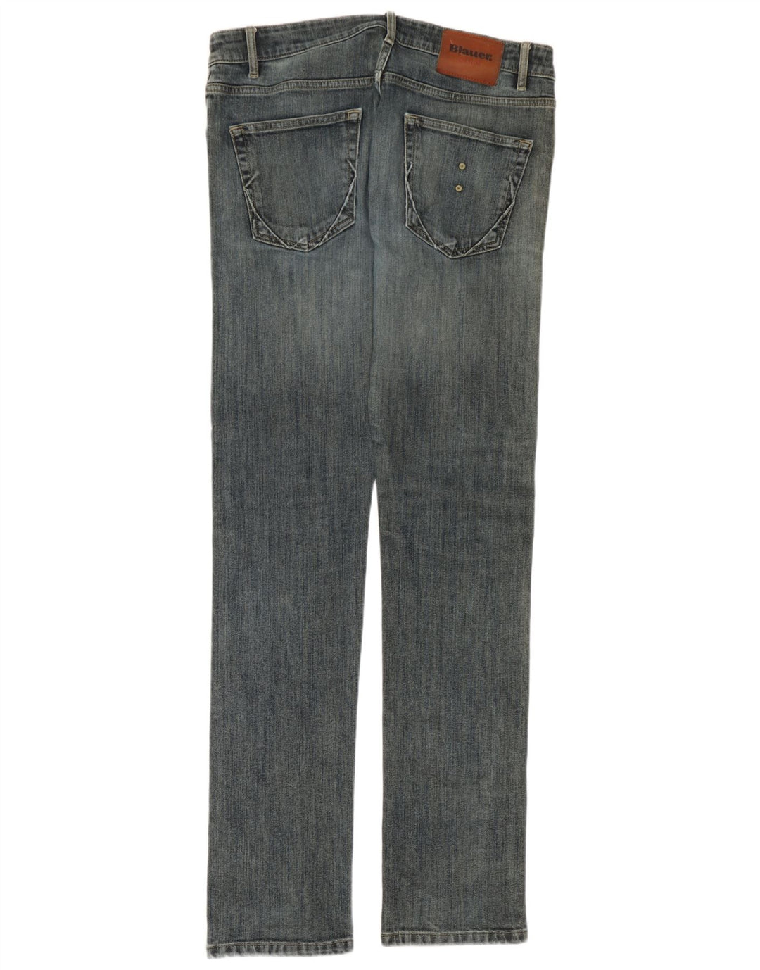 Blauer Herre Slim Jeans W34 L34 Blå Bomuld