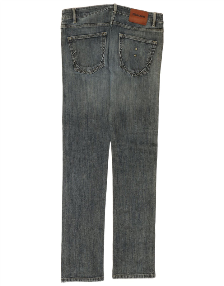 Blauer Herre Slim Jeans W34 L34 Blå Bomuld