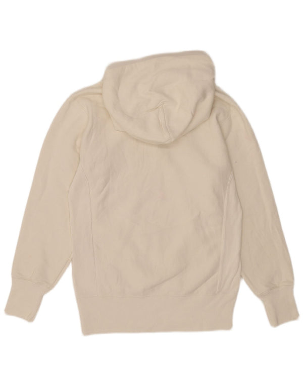 Champion Herre Reverse Weave Hoodie Jumper Lille hvid Bomuld