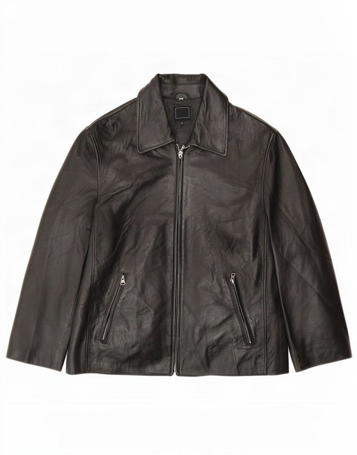 Suprema Herre Læderjakke UK 38 Medium Sort