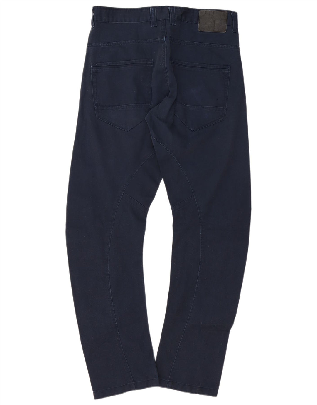 JACK & JONES Herre Banan Straight Casual Bukser W32 L32 Marineblå Bomuld