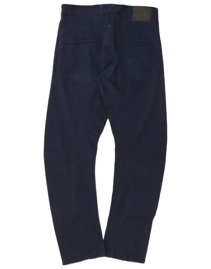 JACK & JONES Herre Banan Straight Casual Bukser W32 L32 Marineblå Bomuld