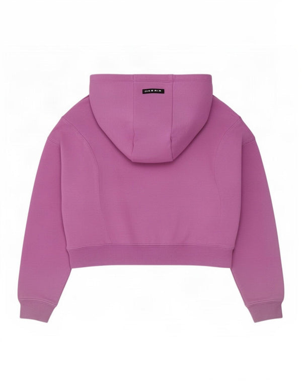 Nike piger Crop grafisk hættetrøje trøje 10-11 år medium lilla bomuld