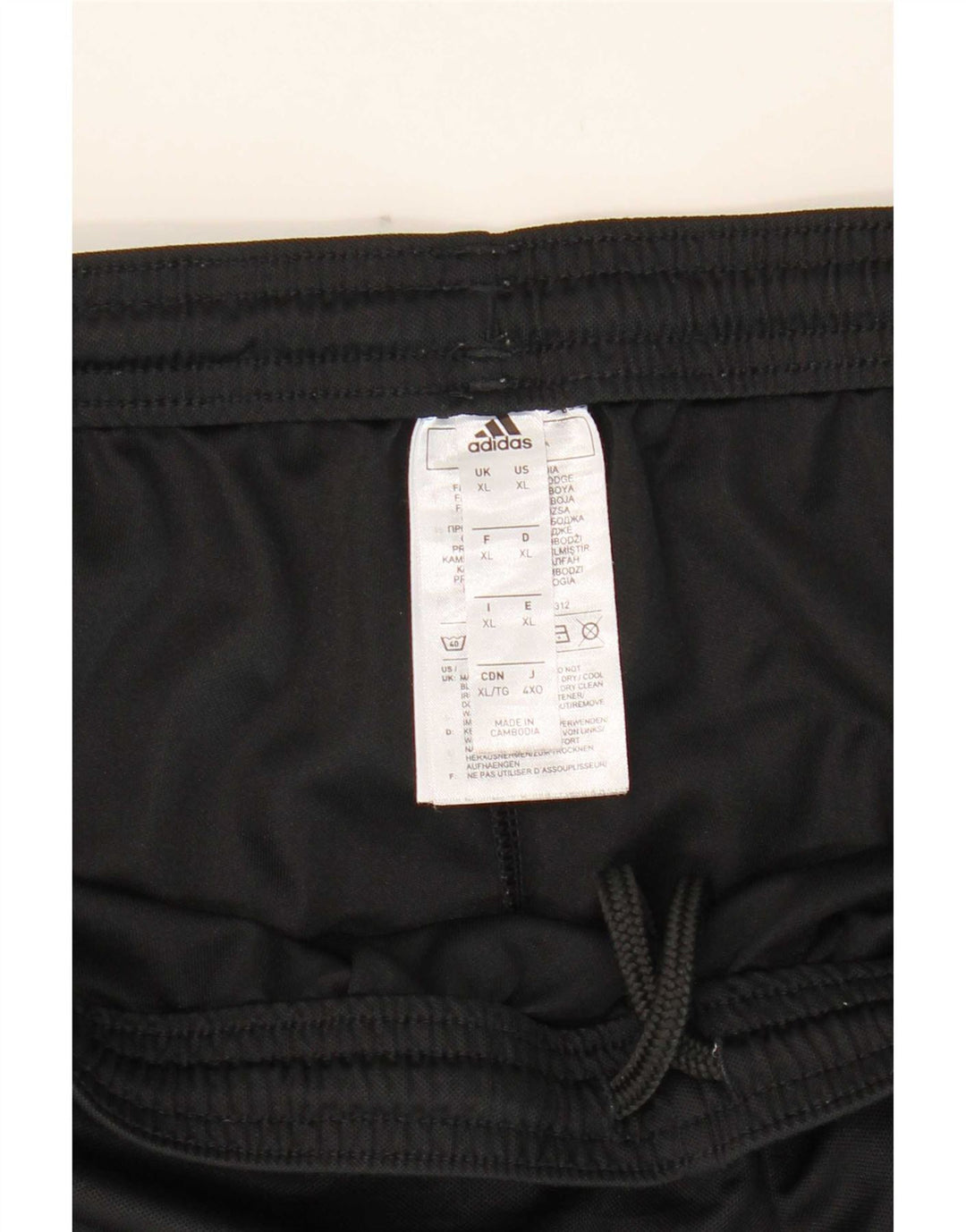 Adidas Aeroready Sportsshorts til mænd XL Sort Polyester