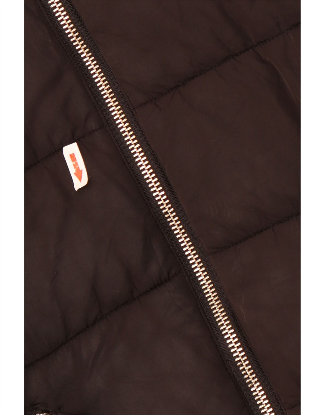 Topshop Dame Oversized Polstret Jakke UK 12 Medium Sort Polyester