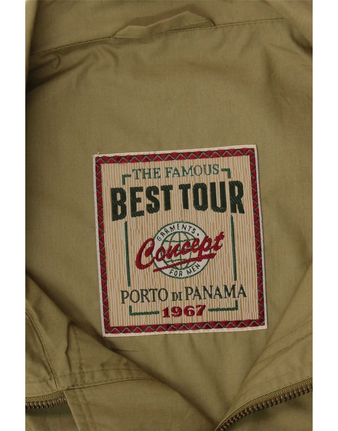 Porto Di Panama Herre Utility Jacket UK 42 XL Khaki