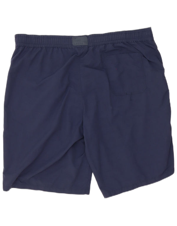 Lacoste Badeshorts til mænd str. 7 2XL Marineblå polyester