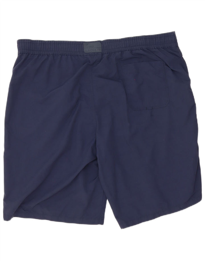 Lacoste Badeshorts til mænd str. 7 2XL Marineblå polyester
