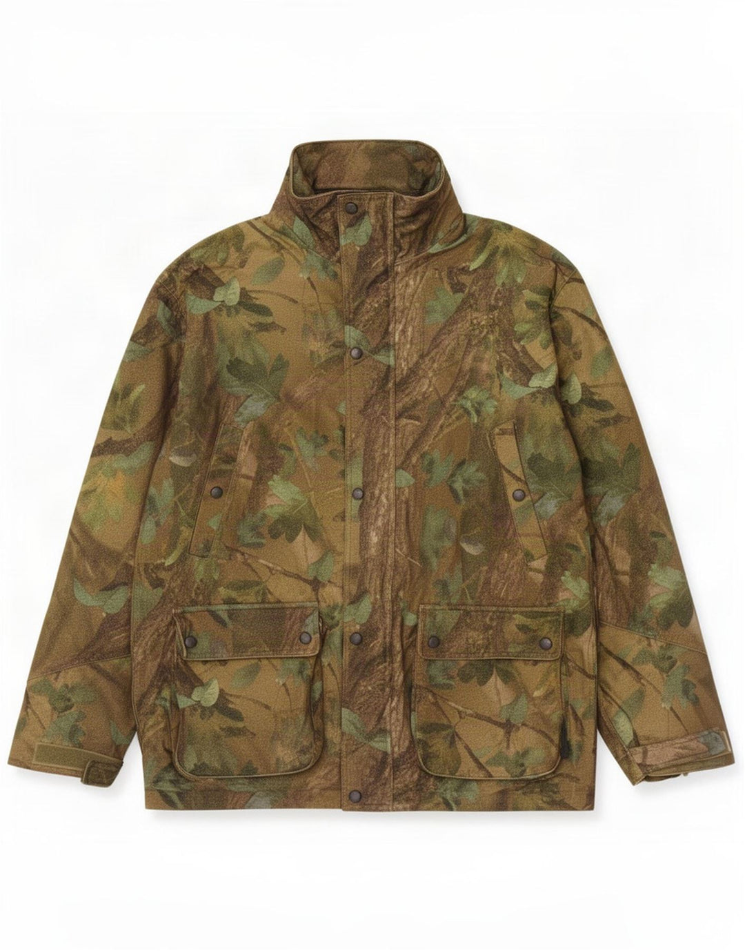 Jack Pyke Regnjakke med hætte til mænd UK 38 Medium Green Camouflage