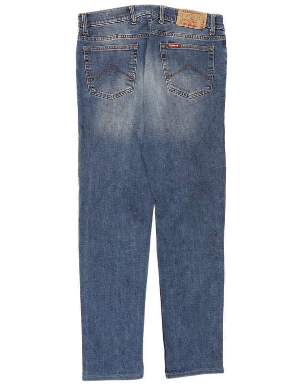 Carrera Womens 700 Regular Straight Jeans W34 L32 Blå Bomuld