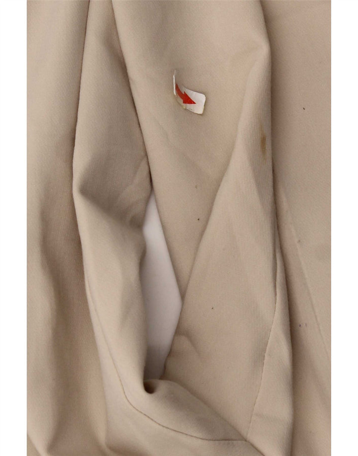 Zara koniske jakkesæt til kvinder Medium W28 L26 Off White Polyester