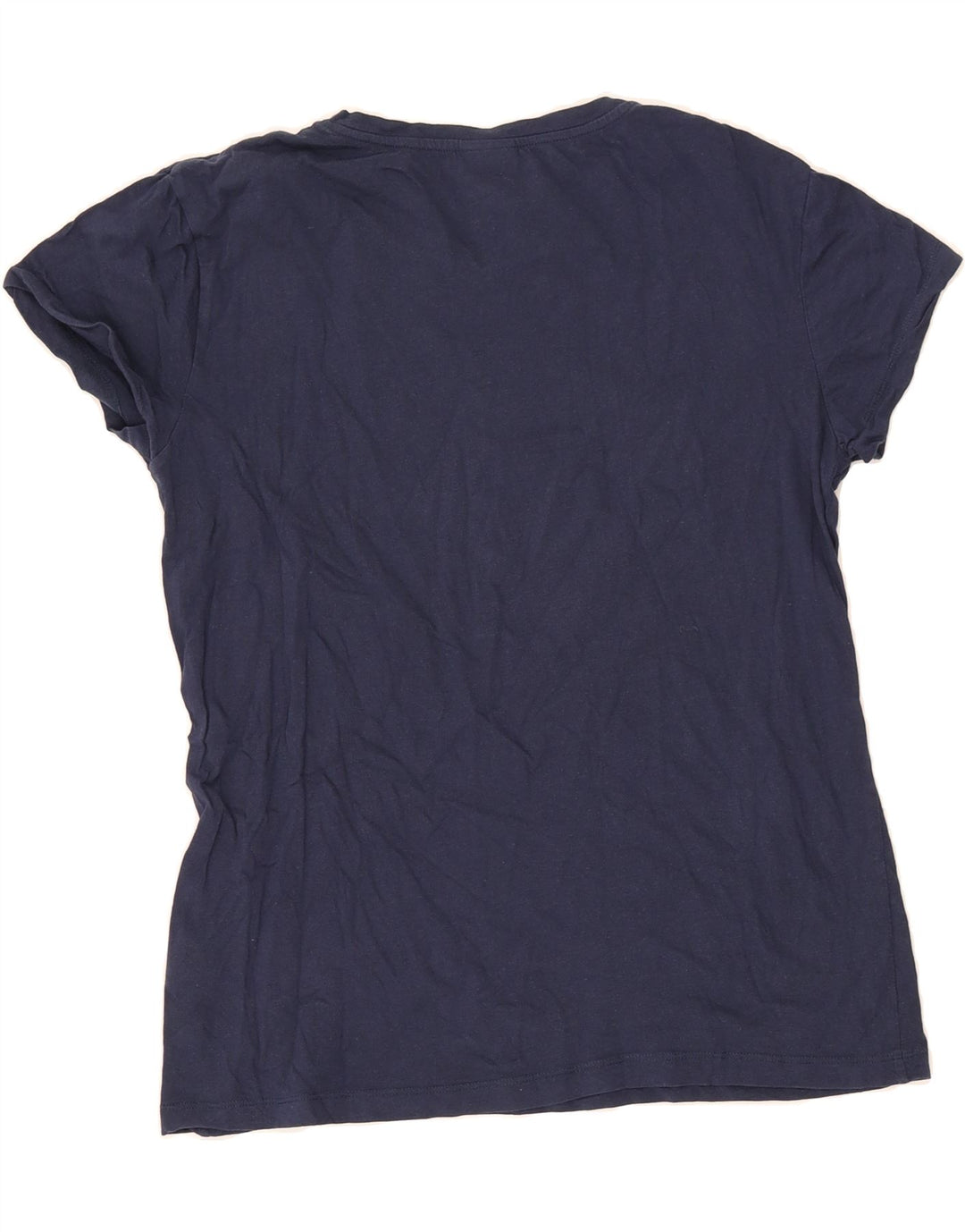 LOTTO Womens T-Shirt Top UK 14 Medium Navy Blue Cotton Vintage Lotto and Second-Hand Lotto from Messina Hembry 