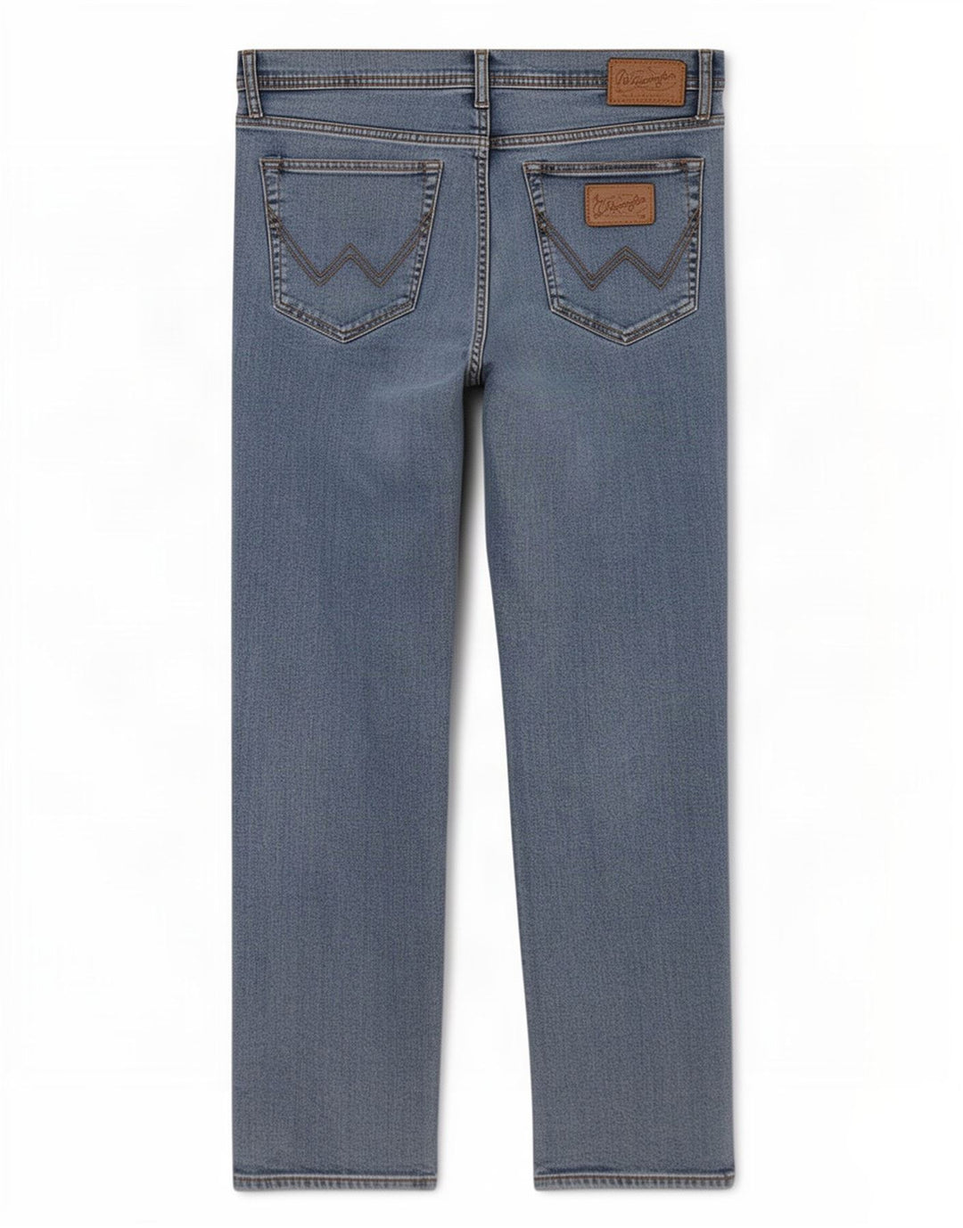 Wrangler Herre Texas Stretch Straight Jeans W38 L31 Blå Bomuld