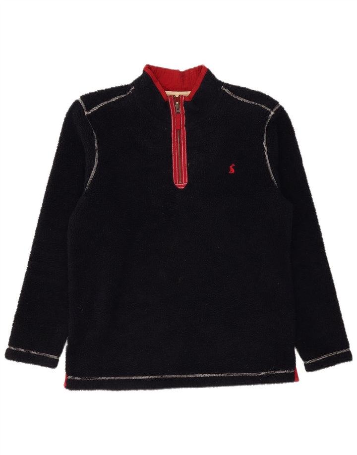 JOULES Fleece Jumper med lynlås til mænd Stor sort polyester