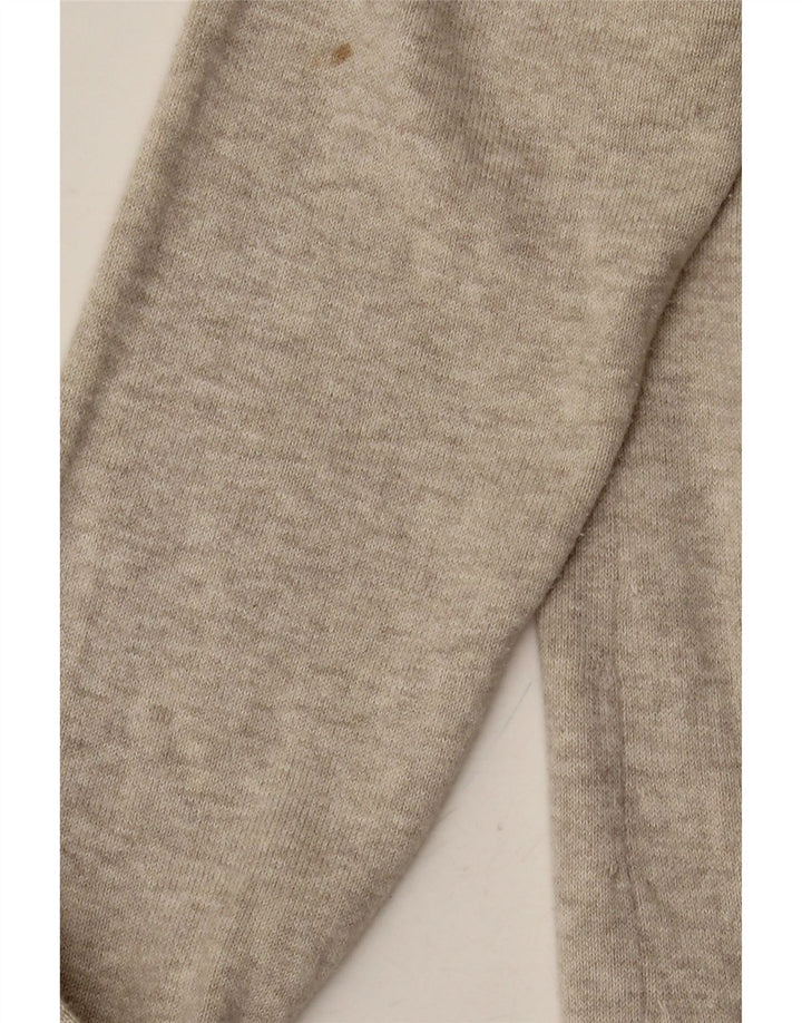 Zara Womens Longline Cardigan Sweater UK 12 Medium Grey Bomuld
