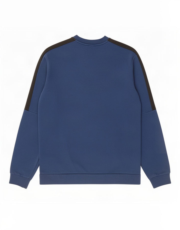 Adidas Sweatshirt Jumper til mænd Medium Blue Colourblock Bomuld