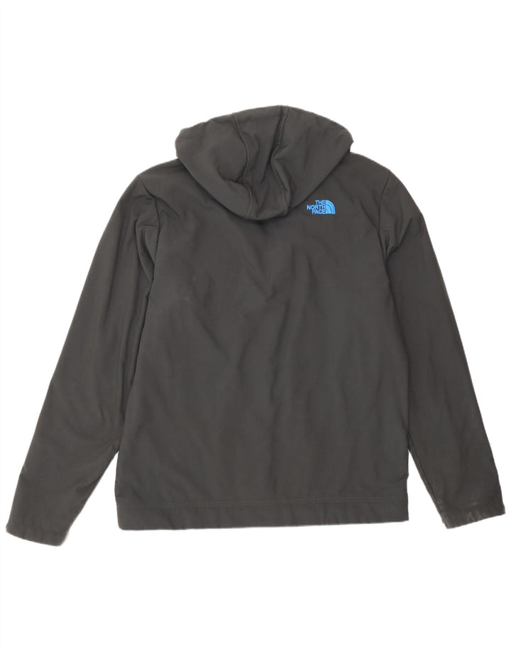 The North Face Herre Hooded Windbreaker Jacket UK 40 Large Grå Polyester