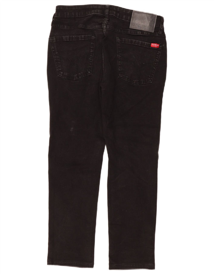 Guess Dame Slim Tapered Jeans W32 L27 Sort