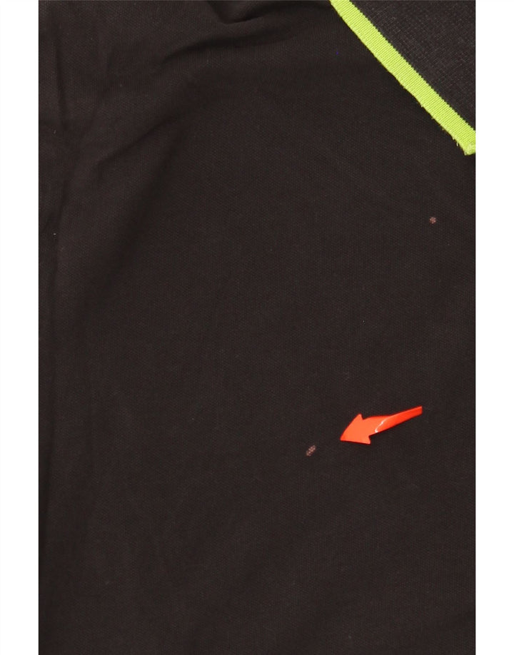 CHAMPION Poloshirt til mænd Stor sort bomuld