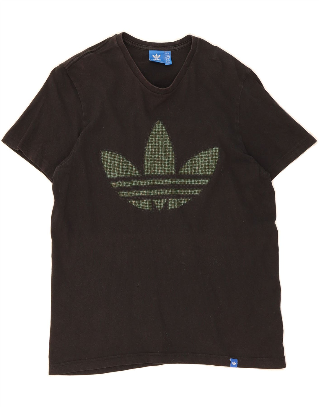 ADIDAS Womens Graphic T-Shirt Top UK 14 Large Black Vintage Adidas and Second-Hand Adidas from Messina Hembry 