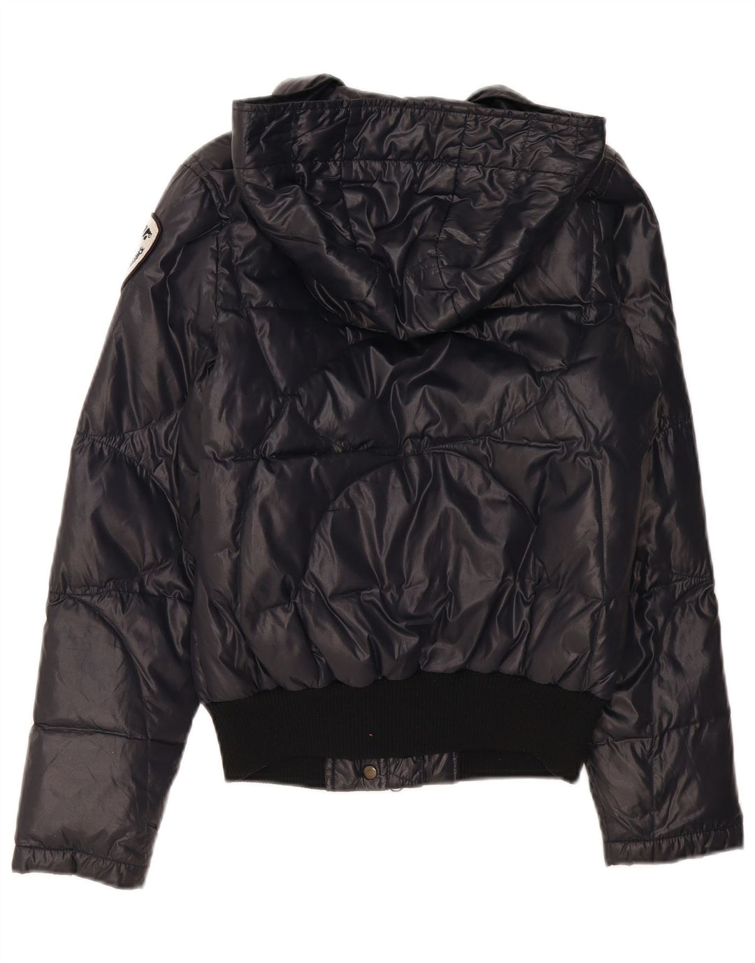 Blauer, polstret jakke til kvinder, UK 14 Medium Navyblå polyamid