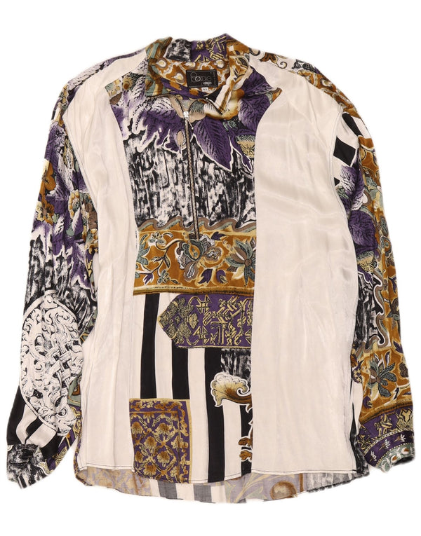 BOOGIE Pulloverskjorte til mænd XL Hvid Patchwork