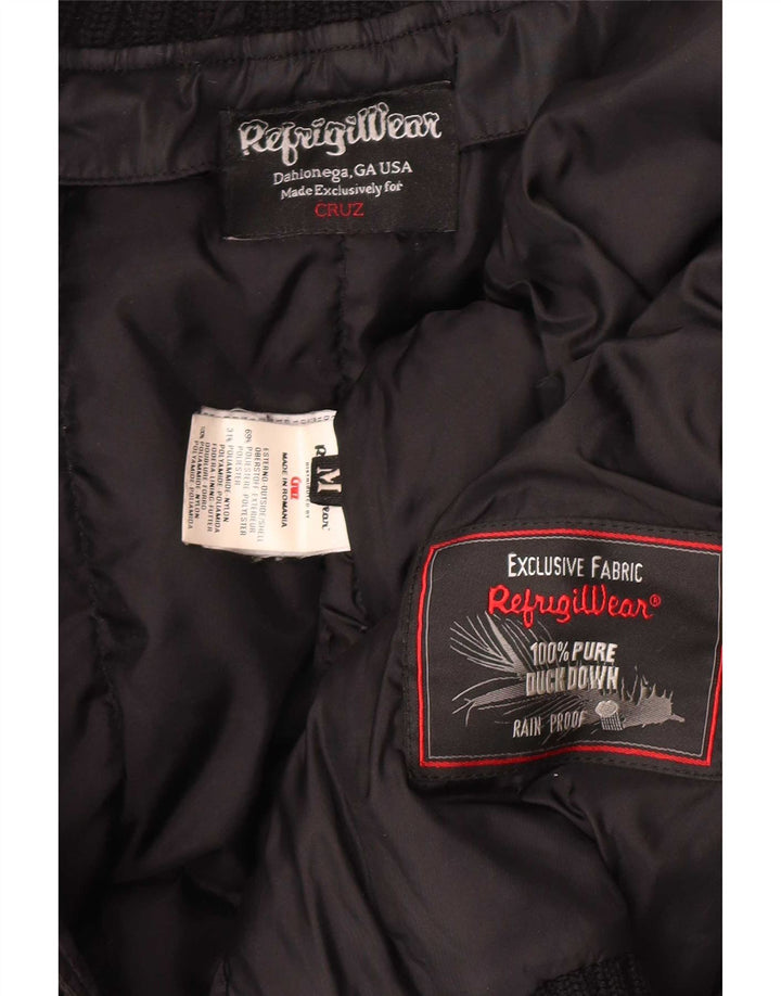 Refrigiwear Herre Cruz hættepolstret jakke UK 38 Medium Black Polyester
