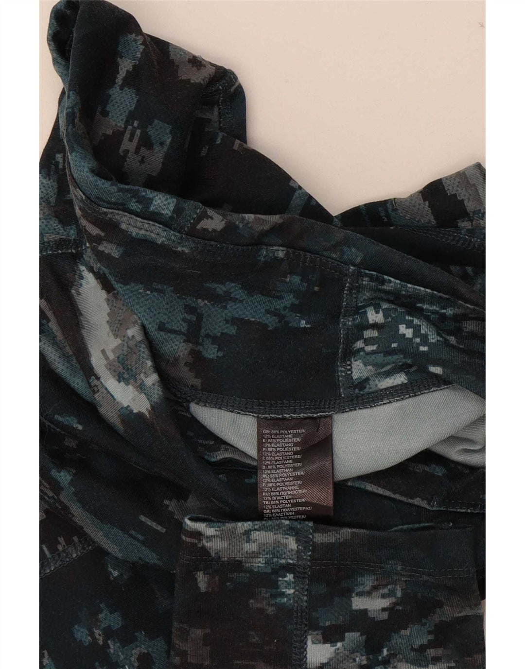 The North Face Womens Leggings UK 12 Medium Multicolored Camouflage