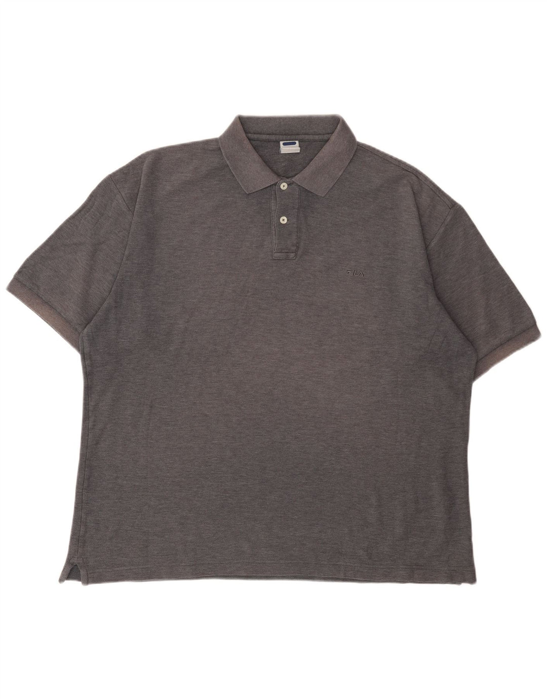 Fila Polo Shirt til mænd IT 56 XL Grå Flecked Bomuld