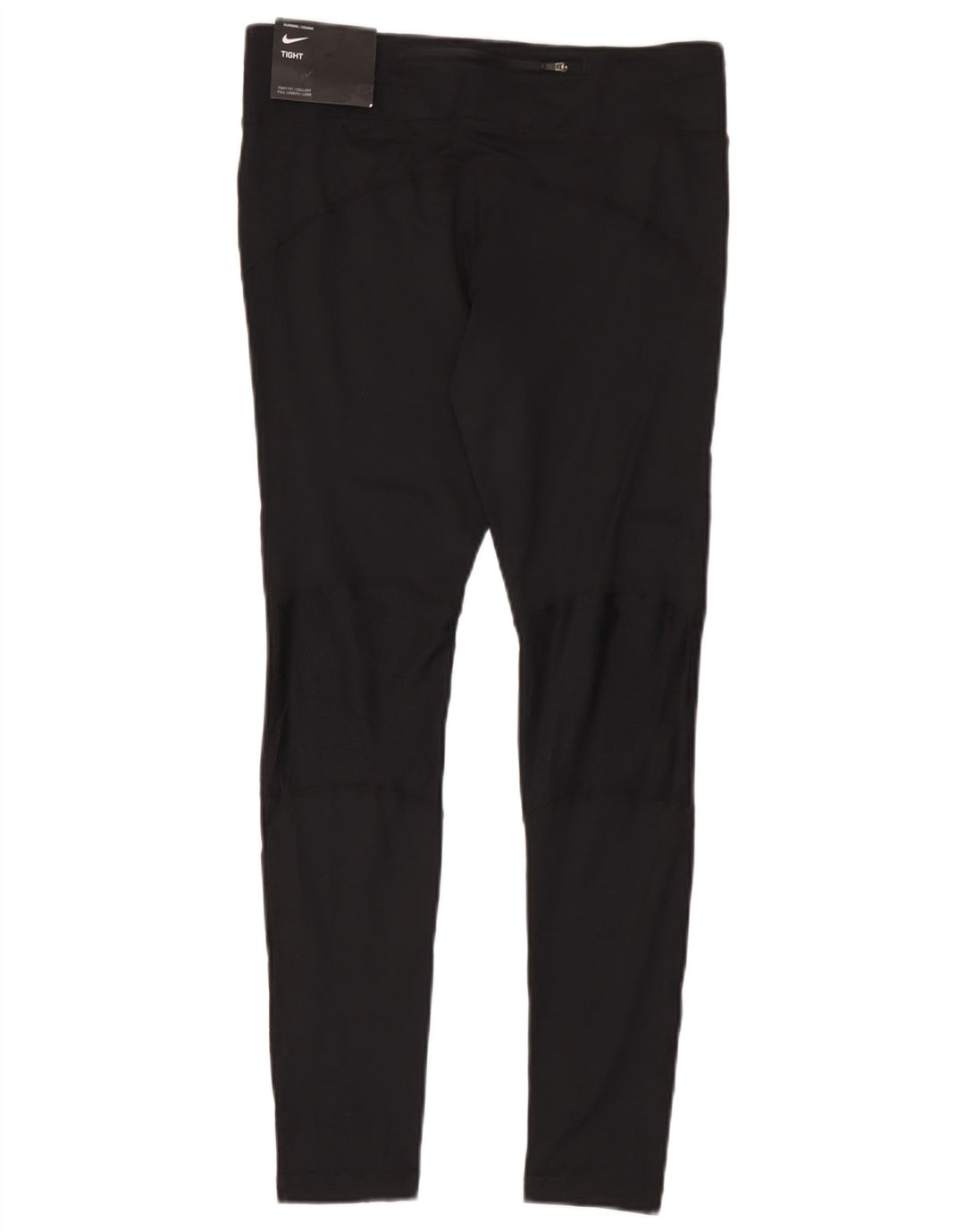 Nike Dame Dri Fit Leggings UK 14 Large Black Polyester