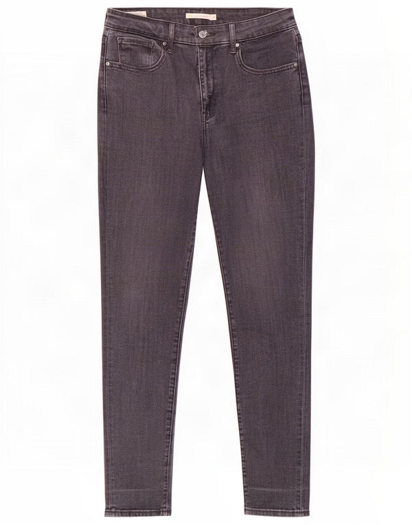 Levi's Womens 721 High Rise Skinny Jeans W29 L29 Grå Lyocell