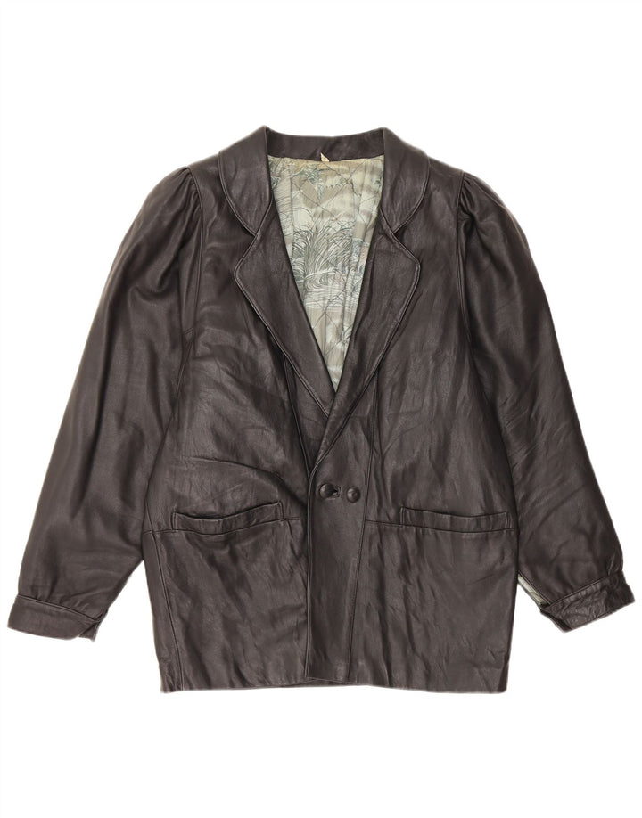 Vintage herre læderjakke UK 44 2XL Sort