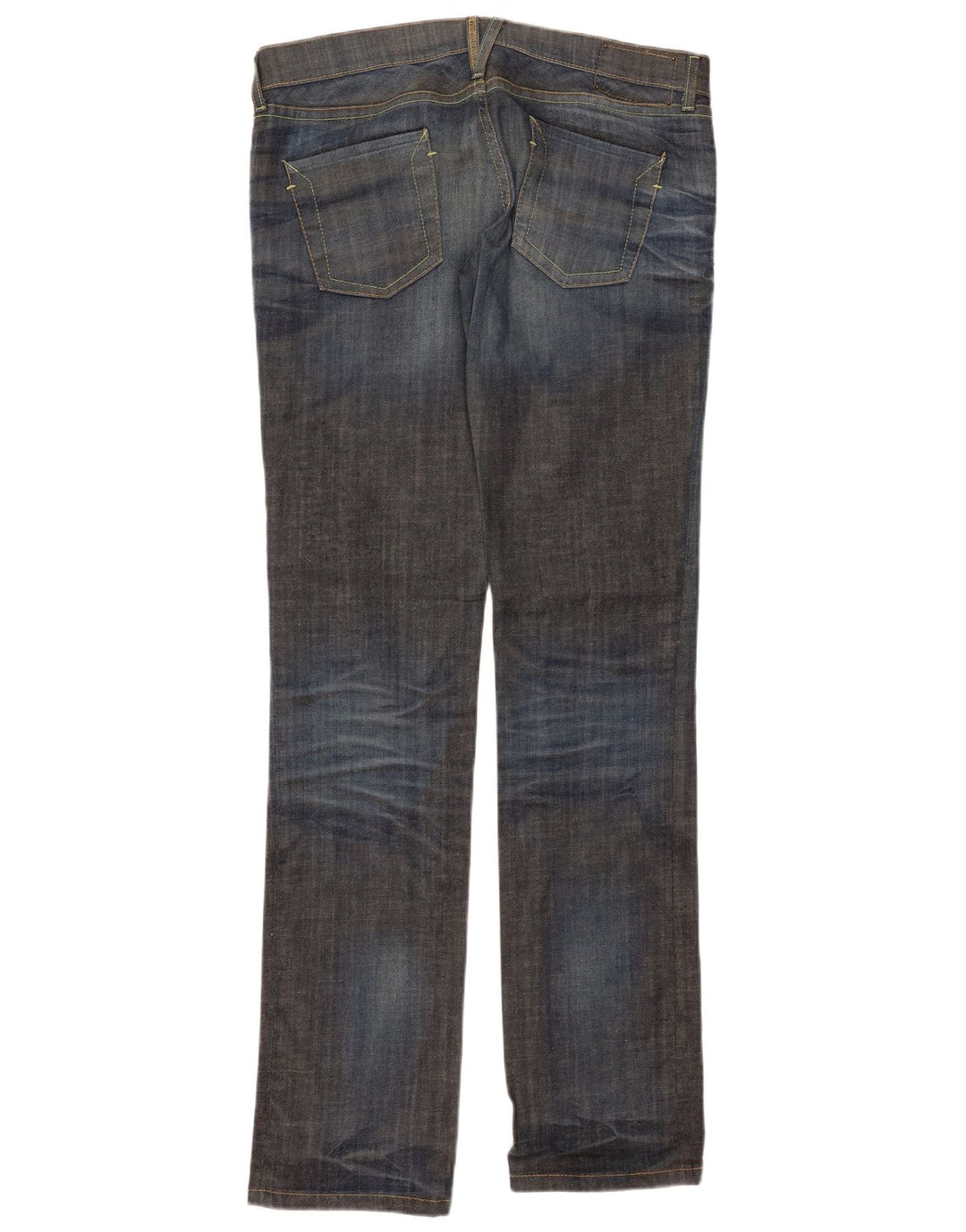 Benetton Herre Slim Jeans IT 48 Medium W34 L35 Blå Bomuld