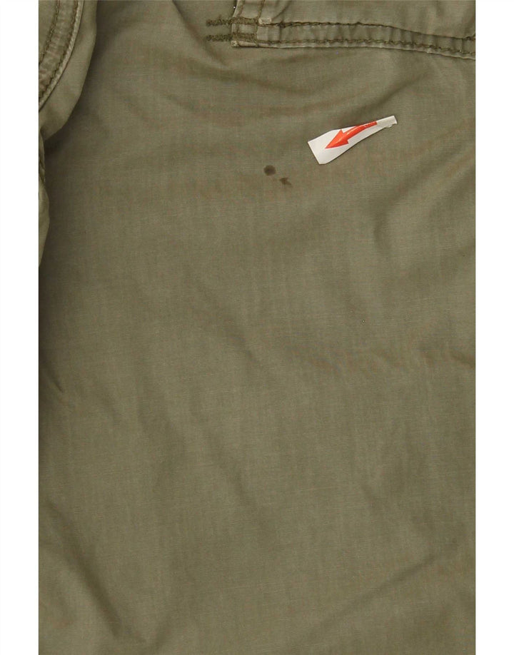 Scotch & Soda Herre grafiske Cargo Shorts W33 Medium Khaki Bomuld