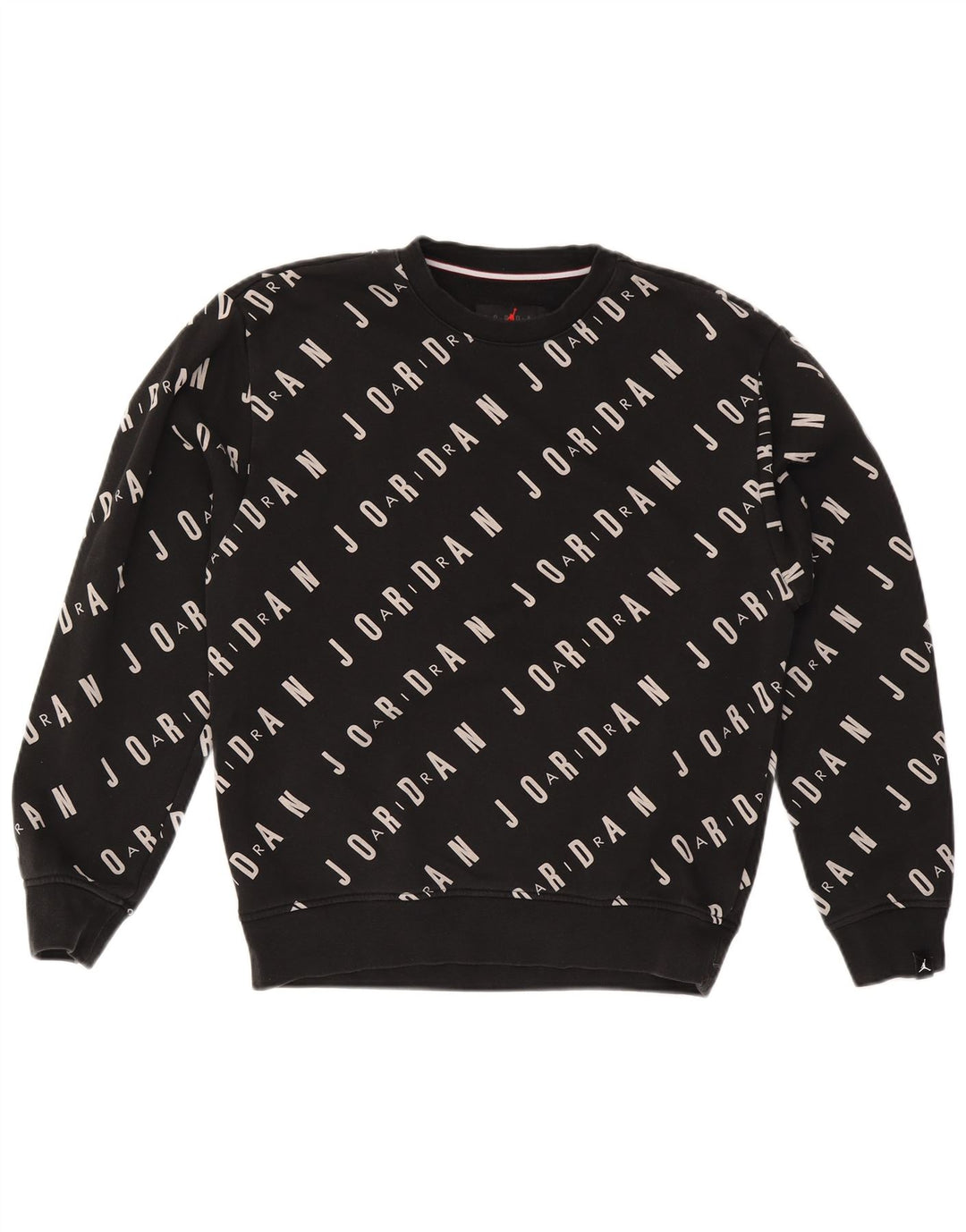 Jordan Herre grafisk sweatshirt jumper lille sort bomuld