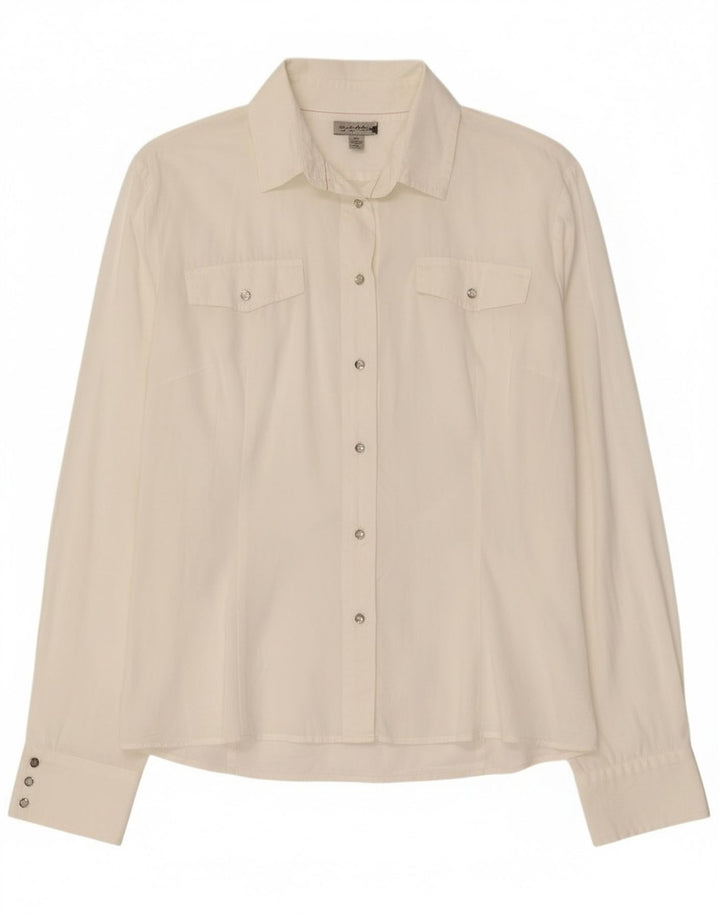 Murphy & Nye Dameskjortebluse UK 16 Stor hvid bomuld