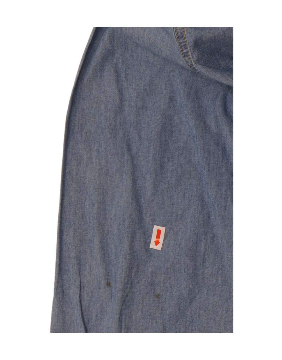 Izod Dame Denim Shirt UK 16 Large Blue Cotton