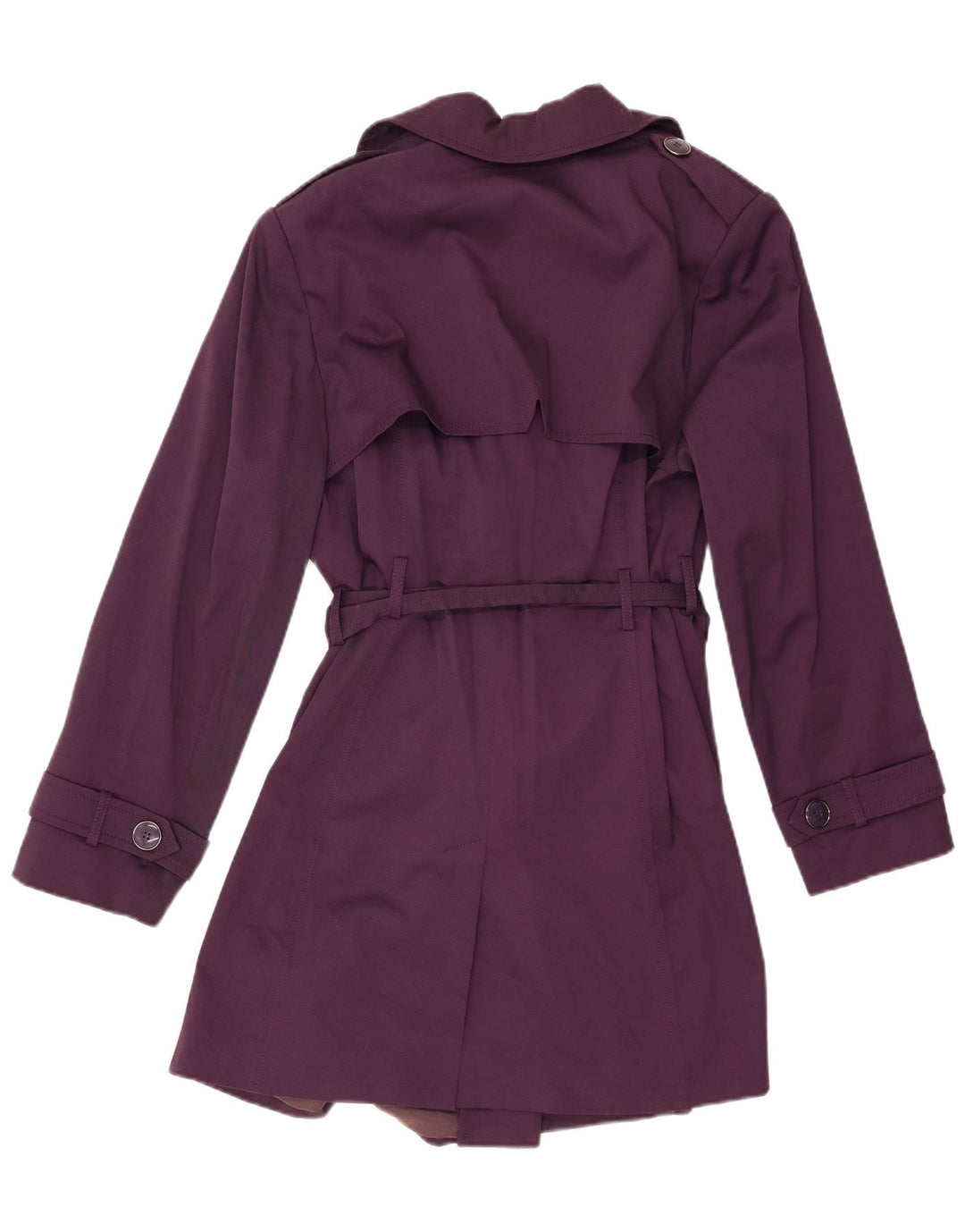 Marks & Spencer Womens Autograph Trench Coat UK 18 XL Lilla Polyester