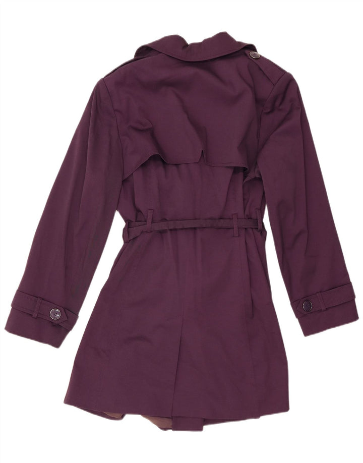 Marks & Spencer Womens Autograph Trench Coat UK 18 XL Lilla Polyester